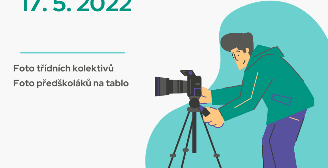 Fotografování v mateřské škole